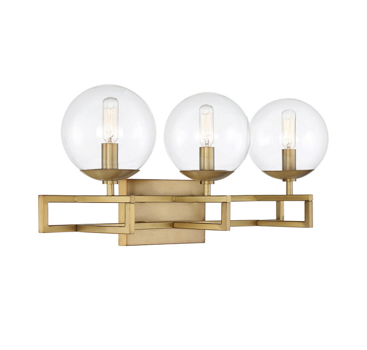 Savoy House Crosby 8-1860-3-322 Bath Vanity Light 24 in. wide - Warm Brass