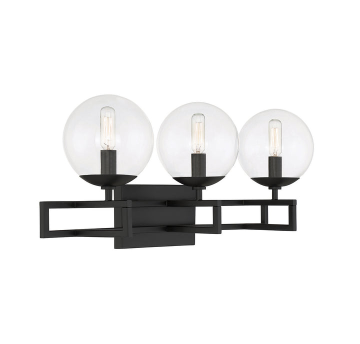 Savoy House Crosby 8-1860-3-BK Bath Vanity Light 24 in. wide - Matte Black