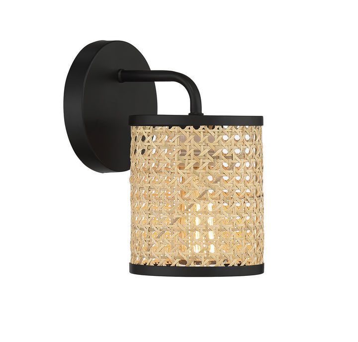 Savoy House Jaylar 9-1648-1-89 Wall Sconce Light - Matte Black