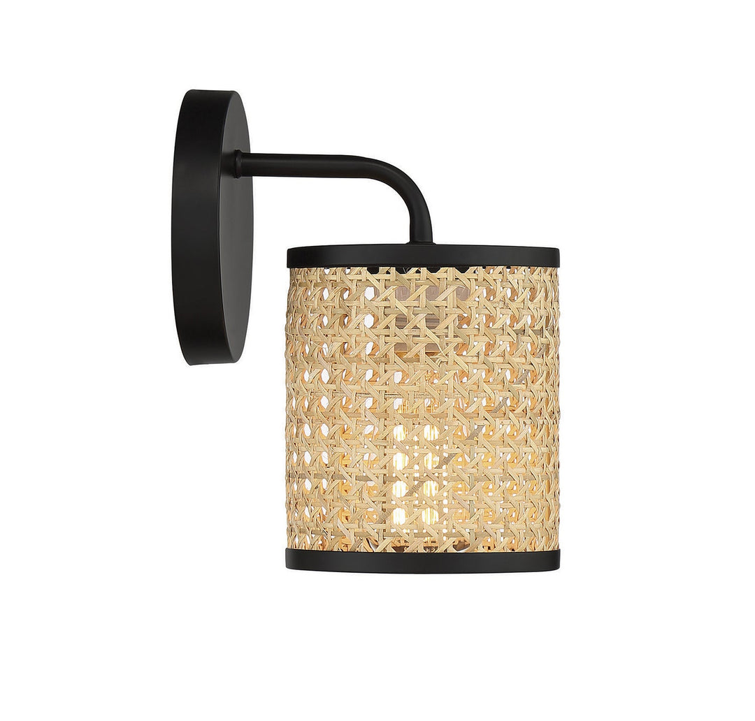 Savoy House Jaylar 9-1648-1-89 Wall Sconce Light - Matte Black