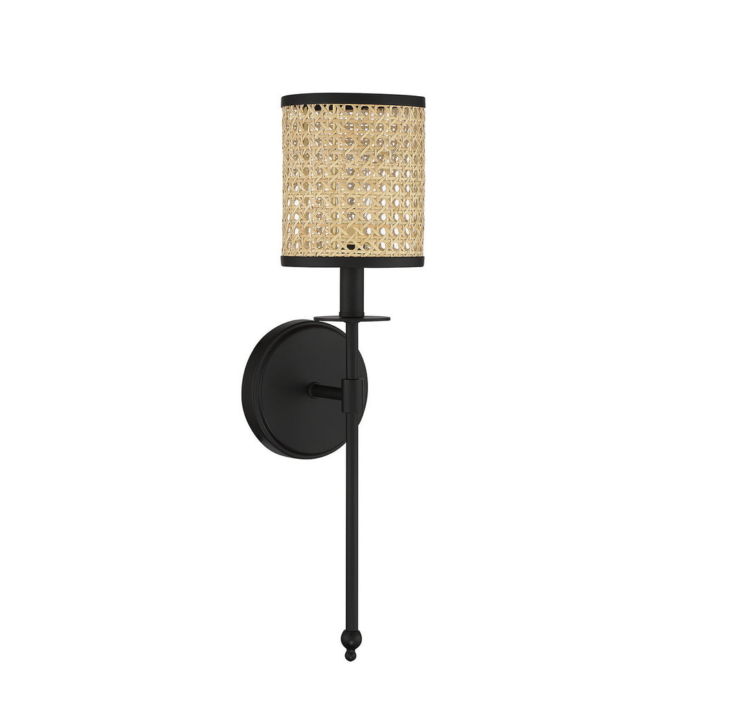 Savoy House Jaylar 9-1649-1-89 Wall Sconce Light - Matte Black
