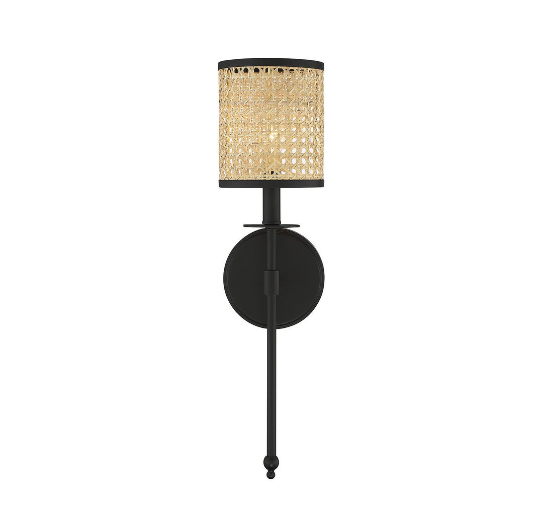 Savoy House Jaylar 9-1649-1-89 Wall Sconce Light - Matte Black