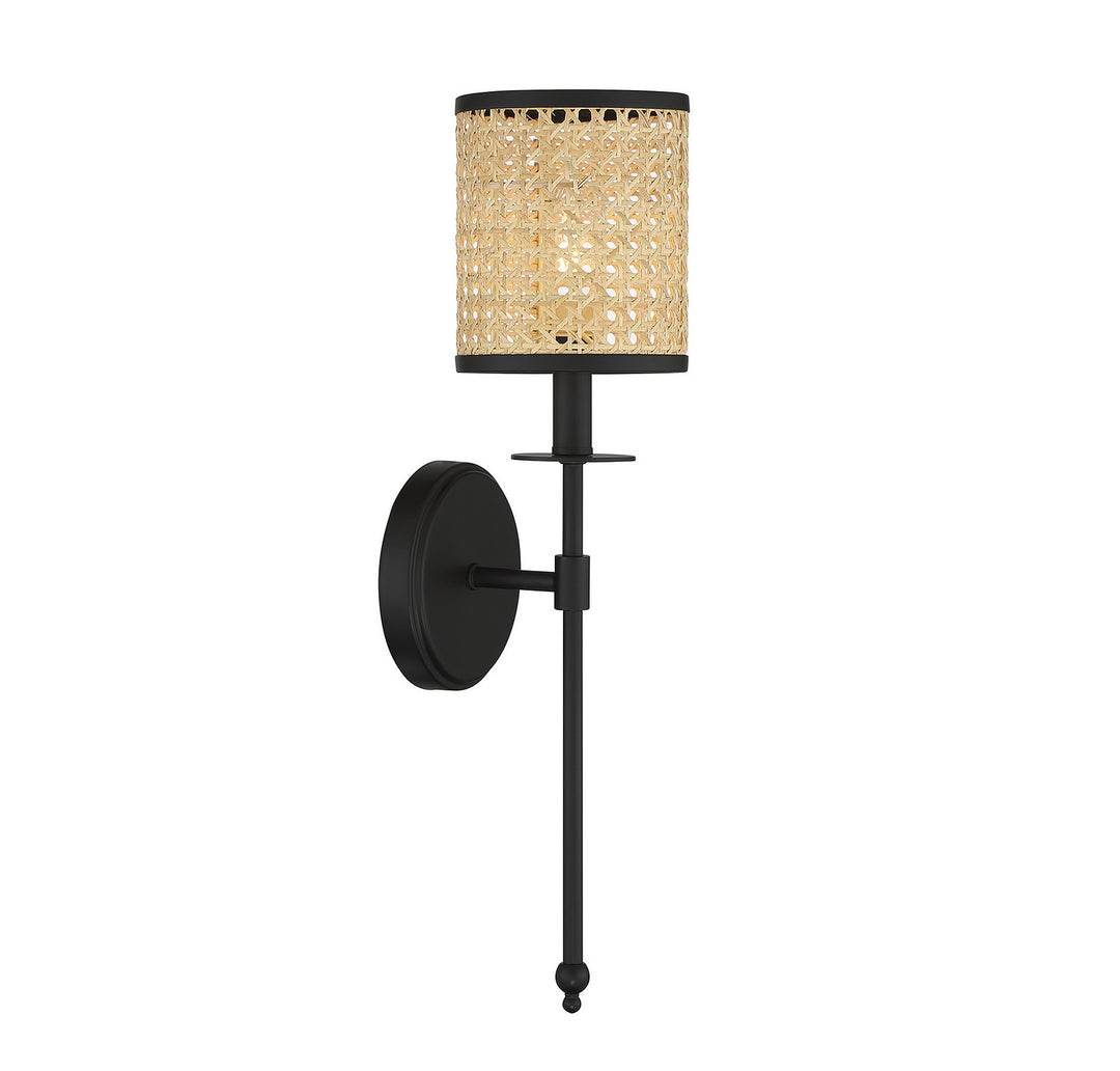 Savoy House Jaylar 9-1649-1-89 Wall Sconce Light - Matte Black