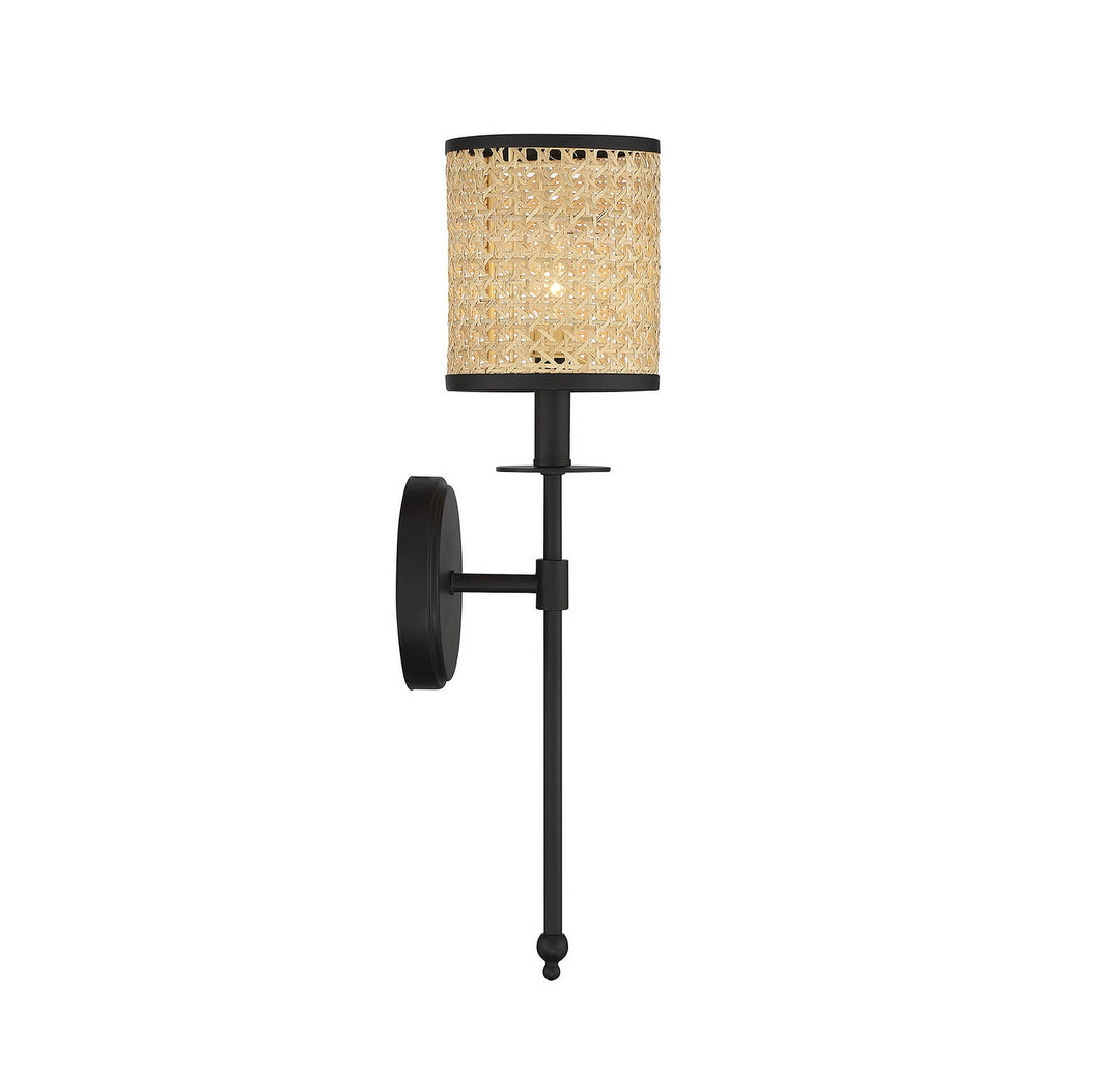 Savoy House Jaylar 9-1649-1-89 Wall Sconce Light - Matte Black