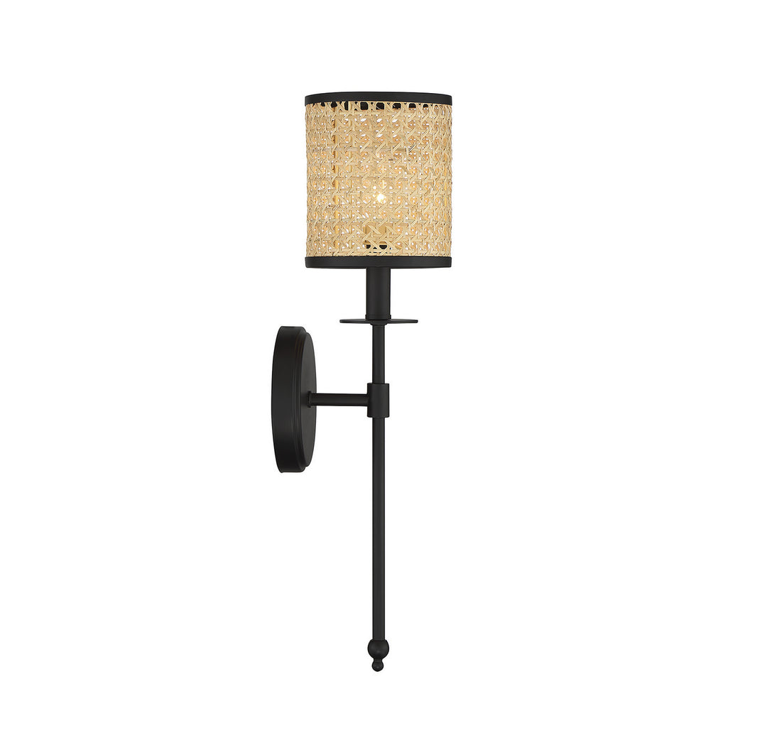 Savoy House Jaylar 9-1649-1-89 Wall Sconce Light - Matte Black