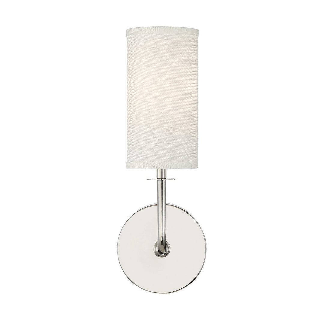 Savoy House Powell 9-1755-1-109 Wall Sconce Light - Polished Nickel