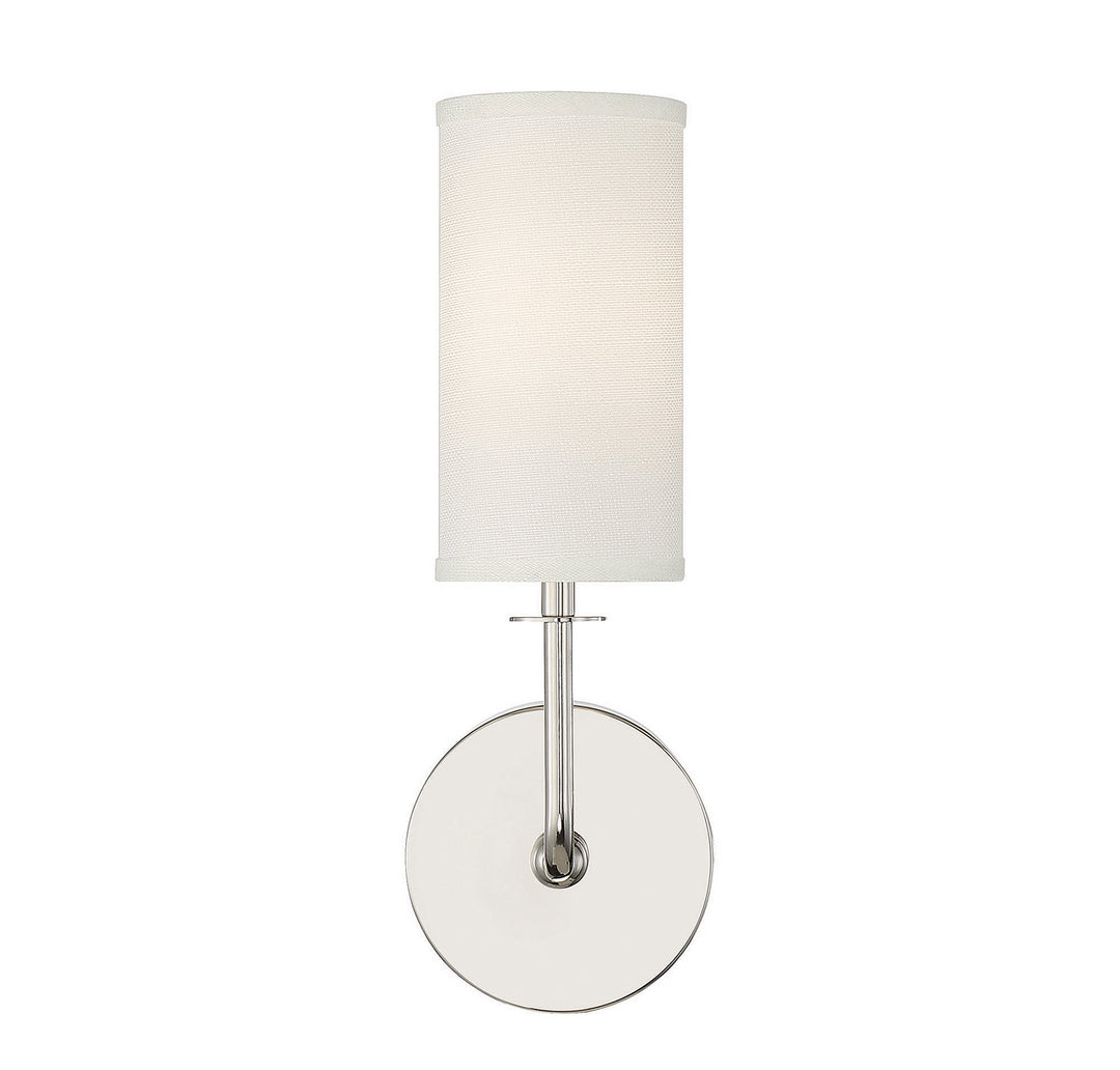Savoy House Powell 9-1755-1-109 Wall Sconce Light - Polished Nickel