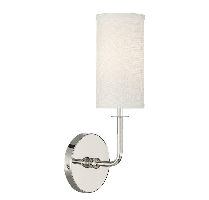 Savoy House Powell 9-1755-1-109 Wall Sconce Light - Polished Nickel