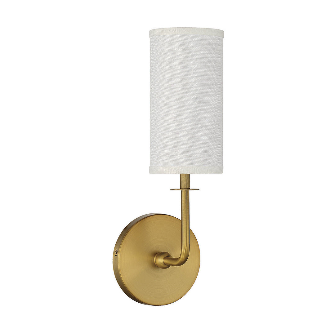 Savoy House Powell 9-1755-1-322 Wall Sconce Light - Warm Brass