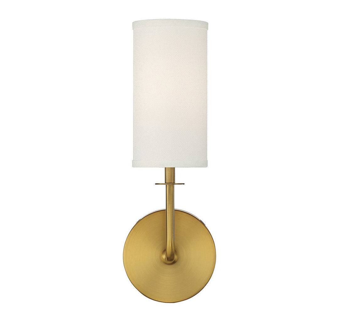 Savoy House Powell 9-1755-1-322 Wall Sconce Light - Warm Brass