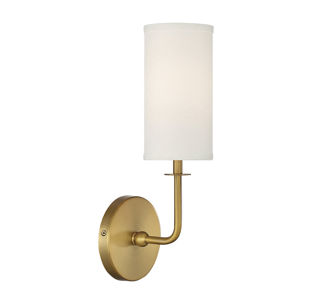 Savoy House Powell 9-1755-1-322 Wall Sconce Light - Warm Brass