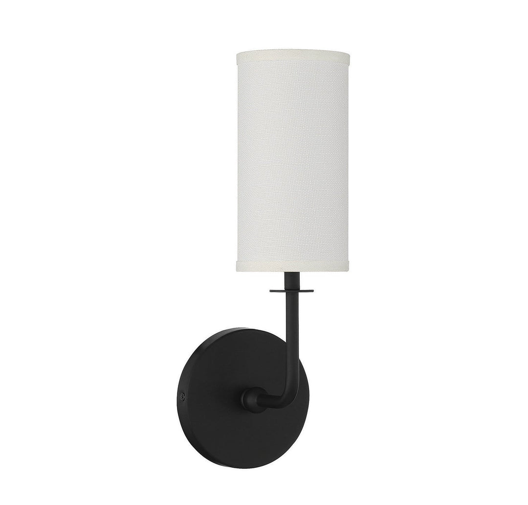 Savoy House Powell 9-1755-1-89 Wall Sconce Light - Matte Black
