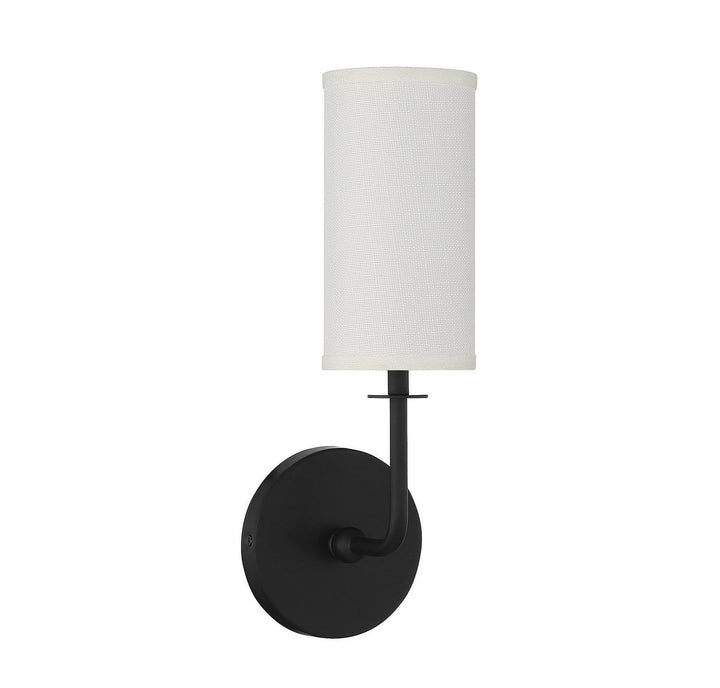 Savoy House Powell 9-1755-1-89 Wall Sconce Light - Matte Black