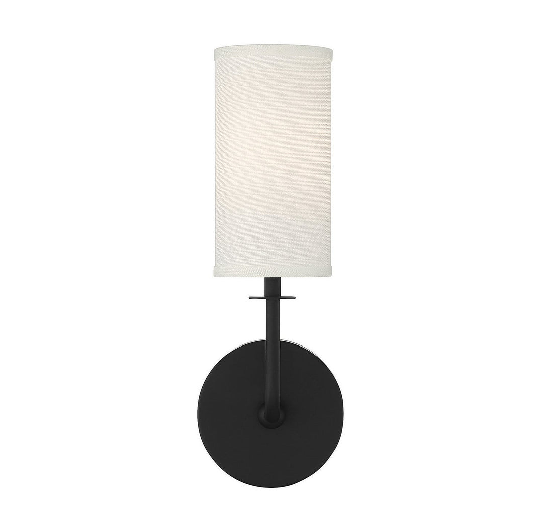 Savoy House Powell 9-1755-1-89 Wall Sconce Light - Matte Black