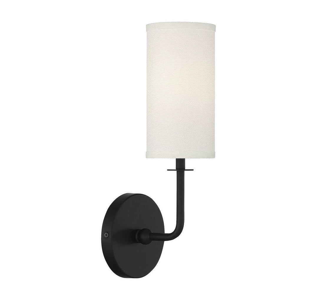 Savoy House Powell 9-1755-1-89 Wall Sconce Light - Matte Black