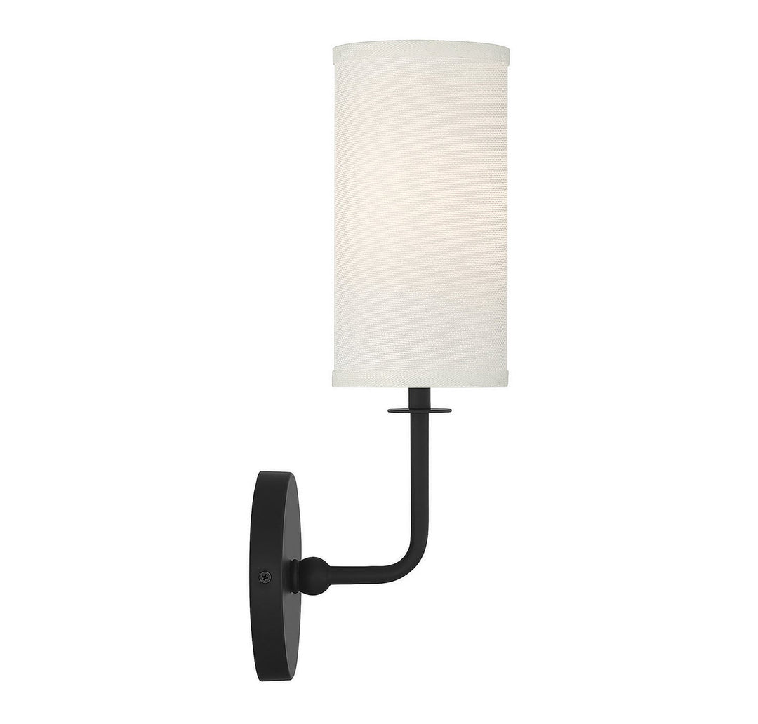 Savoy House Powell 9-1755-1-89 Wall Sconce Light - Matte Black