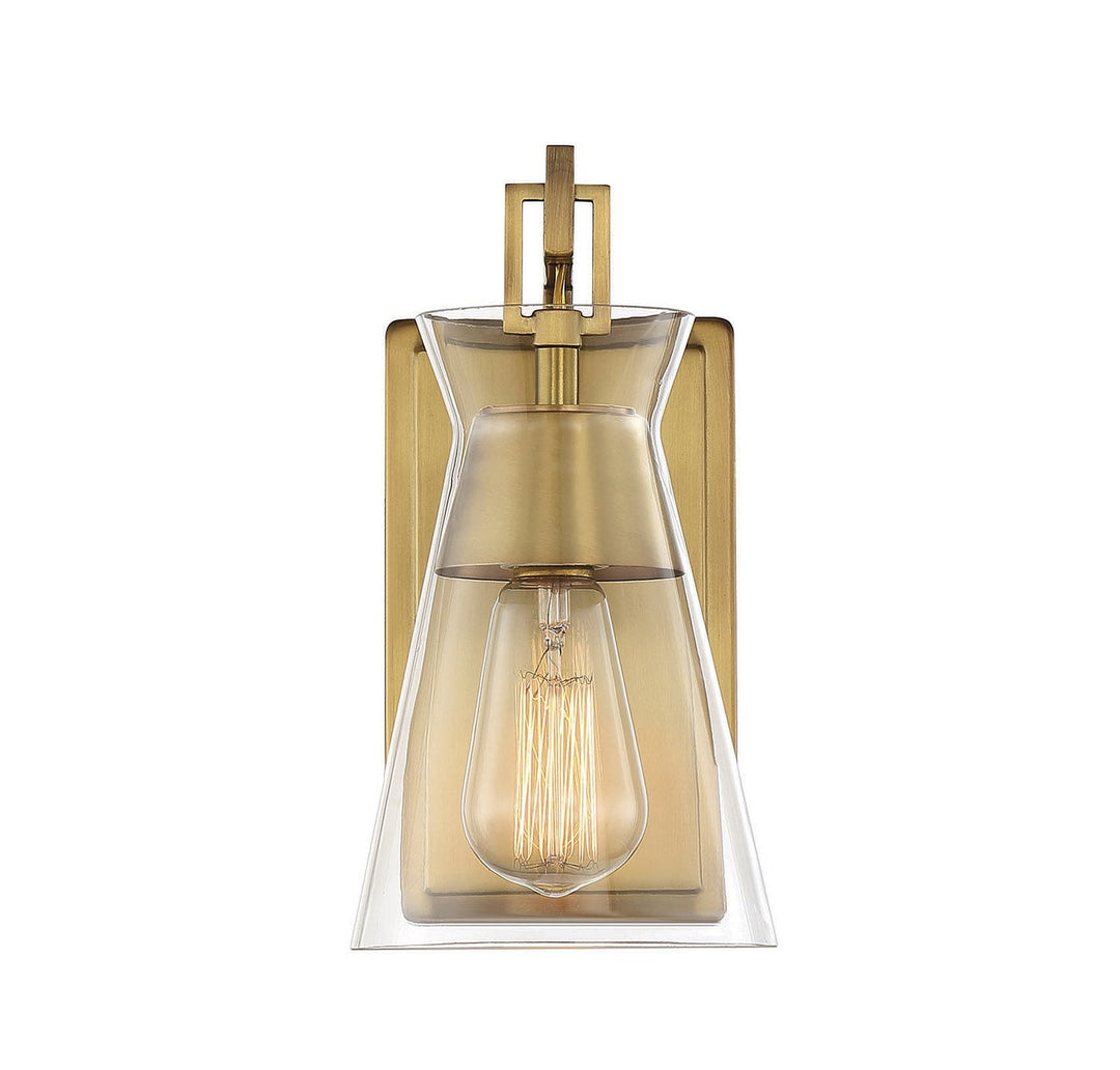 Savoy House Lakewood 9-1830-1-322 Wall Sconce Light - Warm Brass