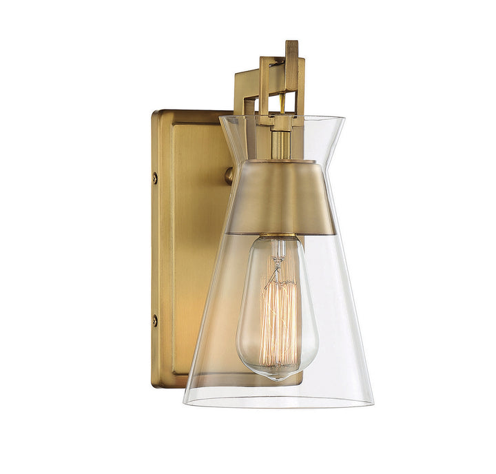 Savoy House Lakewood 9-1830-1-322 Wall Sconce Light - Warm Brass