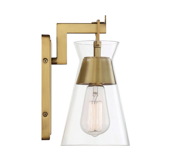 Savoy House Lakewood 9-1830-1-322 Wall Sconce Light - Warm Brass