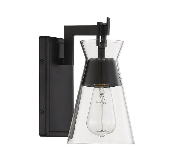 Savoy House Lakewood 9-1830-1-89 Wall Sconce Light - Matte Black