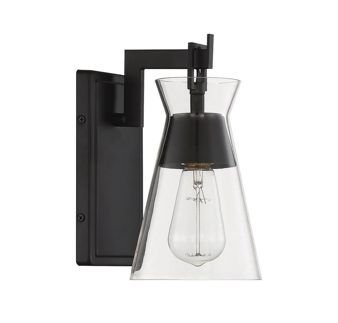 Savoy House Lakewood 9-1830-1-89 Wall Sconce Light - Matte Black