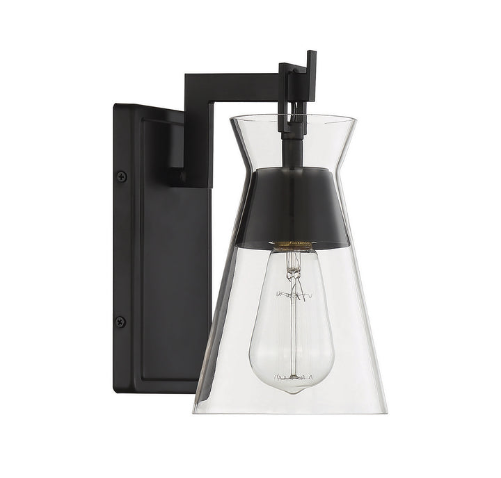 Savoy House Lakewood 9-1830-1-89 Wall Sconce Light - Matte Black