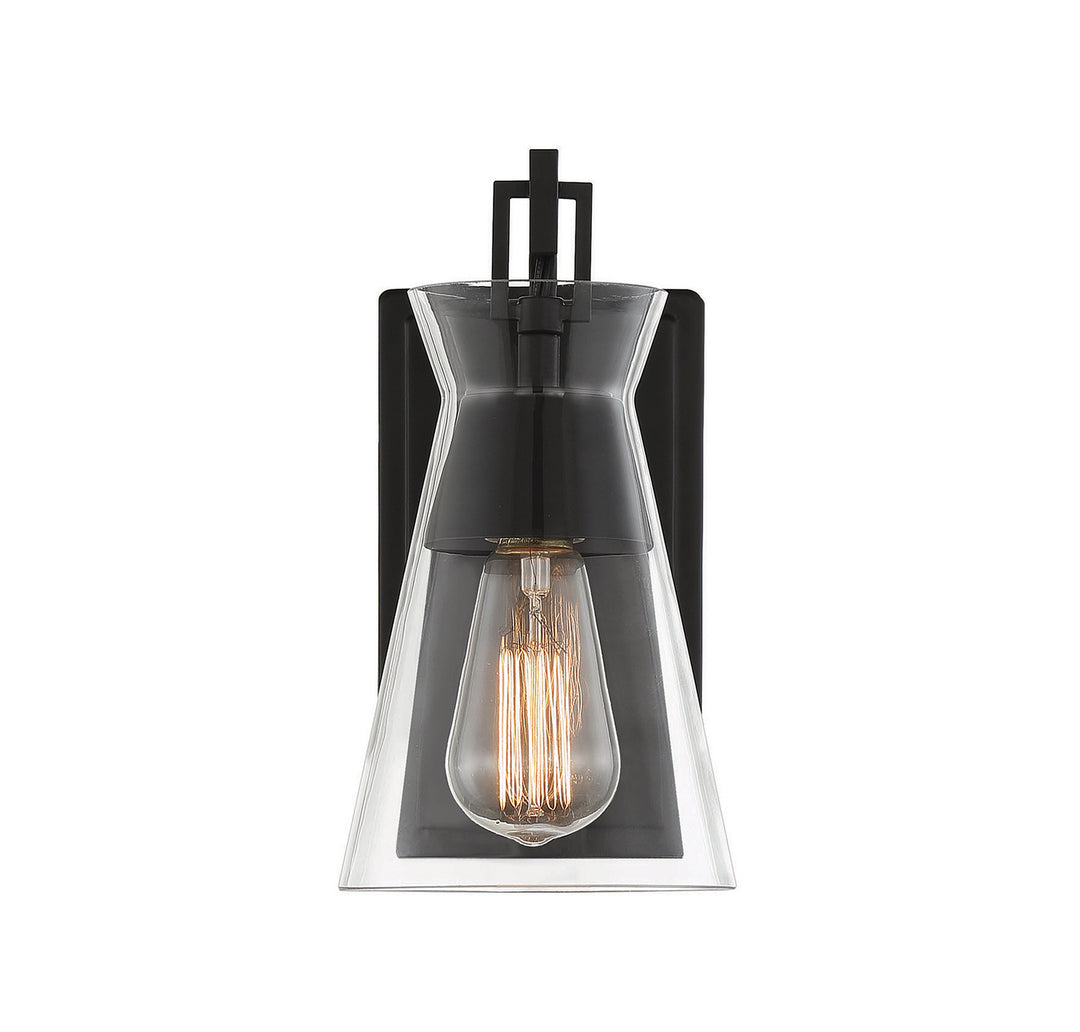 Savoy House Lakewood 9-1830-1-89 Wall Sconce Light - Matte Black