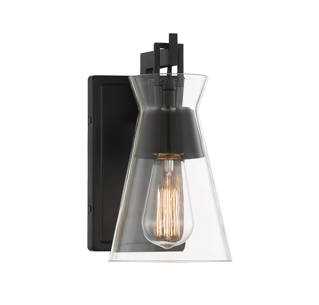 Savoy House Lakewood 9-1830-1-89 Wall Sconce Light - Matte Black