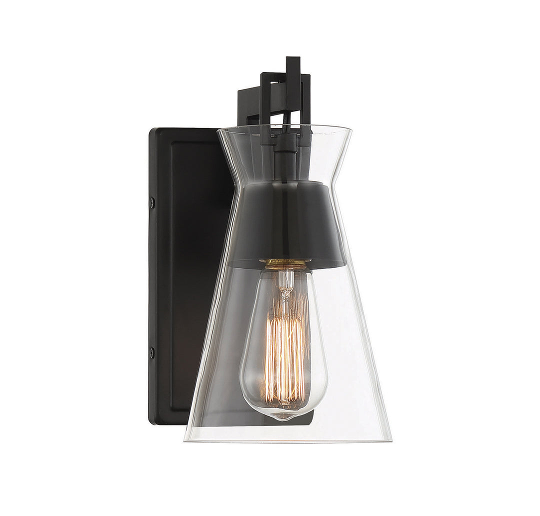 Savoy House Lakewood 9-1830-1-89 Wall Sconce Light - Matte Black
