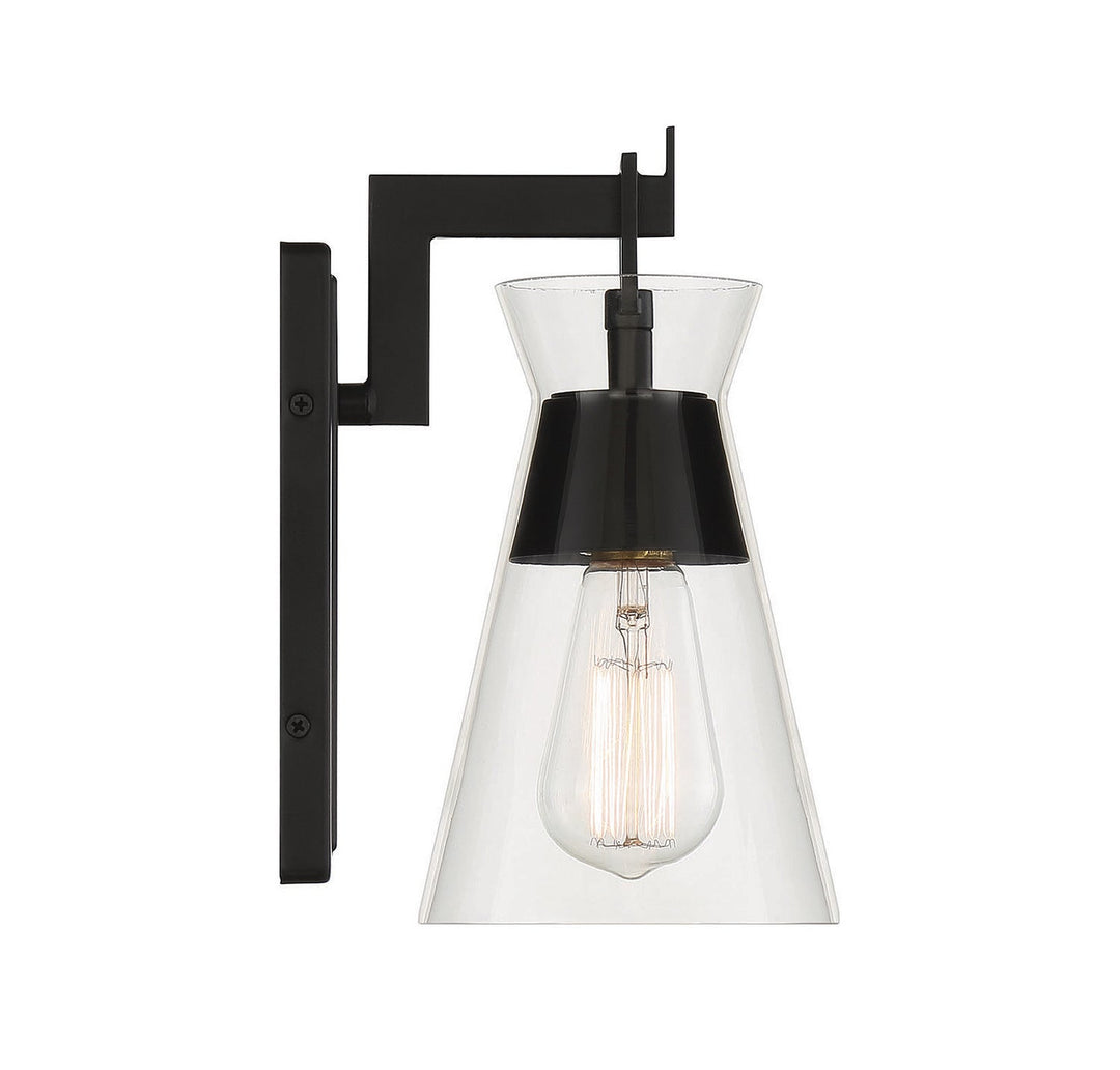 Savoy House Lakewood 9-1830-1-89 Wall Sconce Light - Matte Black