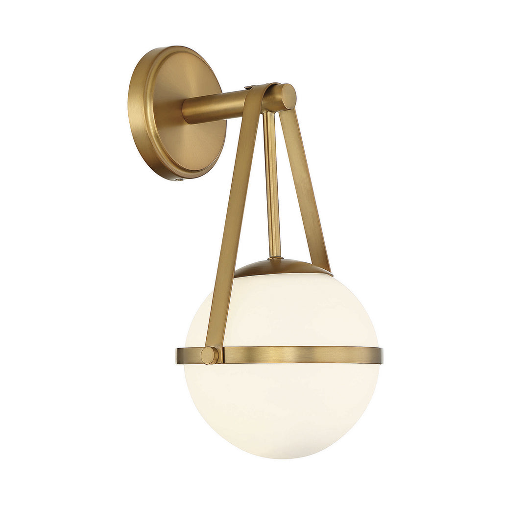 Savoy House Polson 9-1911-1-322 Wall Sconce Light - Warm Brass