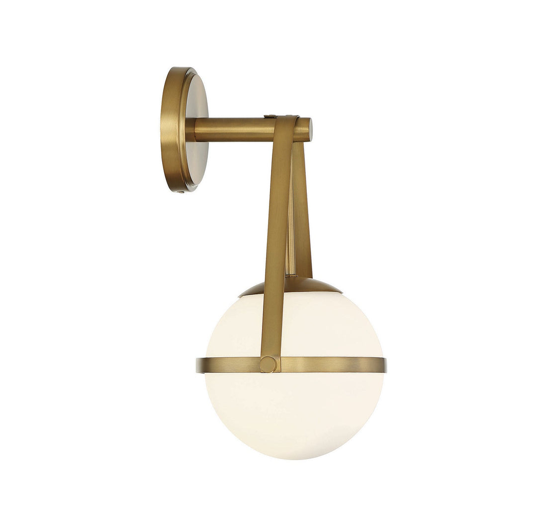 Savoy House Polson 9-1911-1-322 Wall Sconce Light - Warm Brass