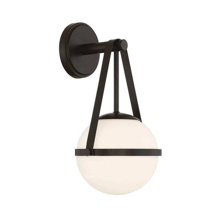 Savoy House Polson 9-1911-1-89 Wall Sconce Light - Matte Black