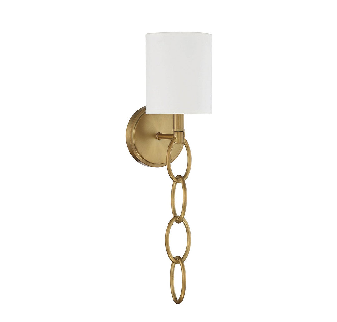 Savoy House Joffree 9-1914-1-322 Wall Sconce Light - Warm Brass