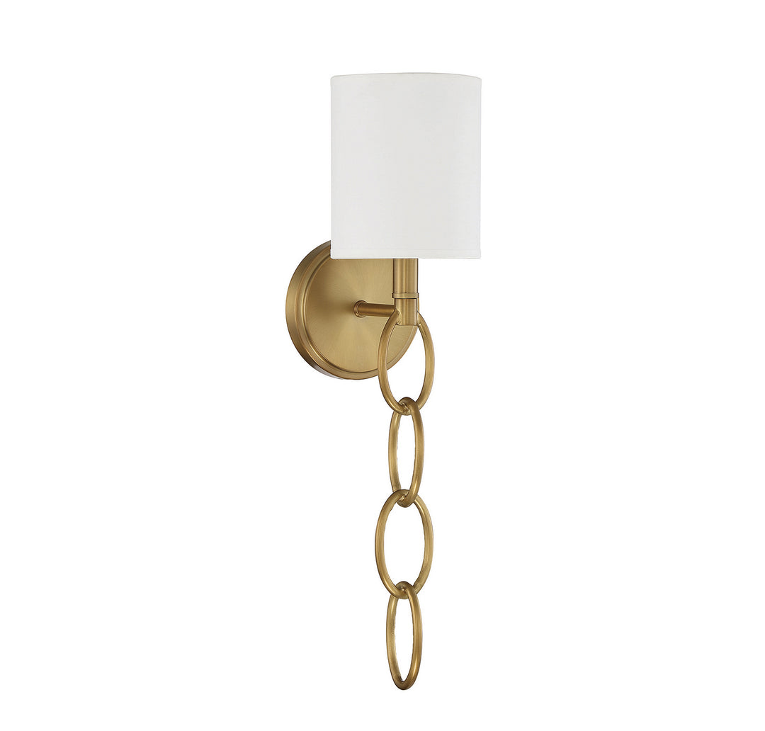 Savoy House Joffree 9-1914-1-322 Wall Sconce Light - Warm Brass