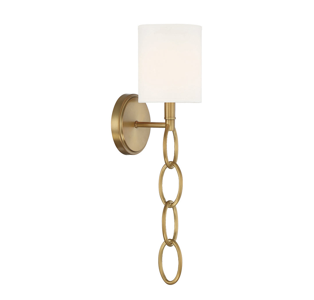 Savoy House Joffree 9-1914-1-322 Wall Sconce Light - Warm Brass