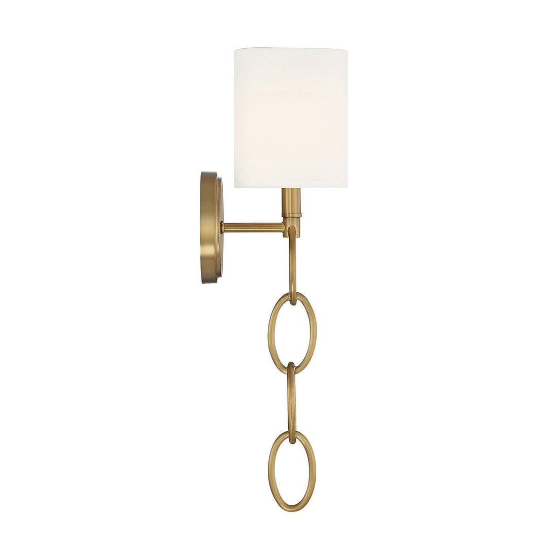 Savoy House Joffree 9-1914-1-322 Wall Sconce Light - Warm Brass