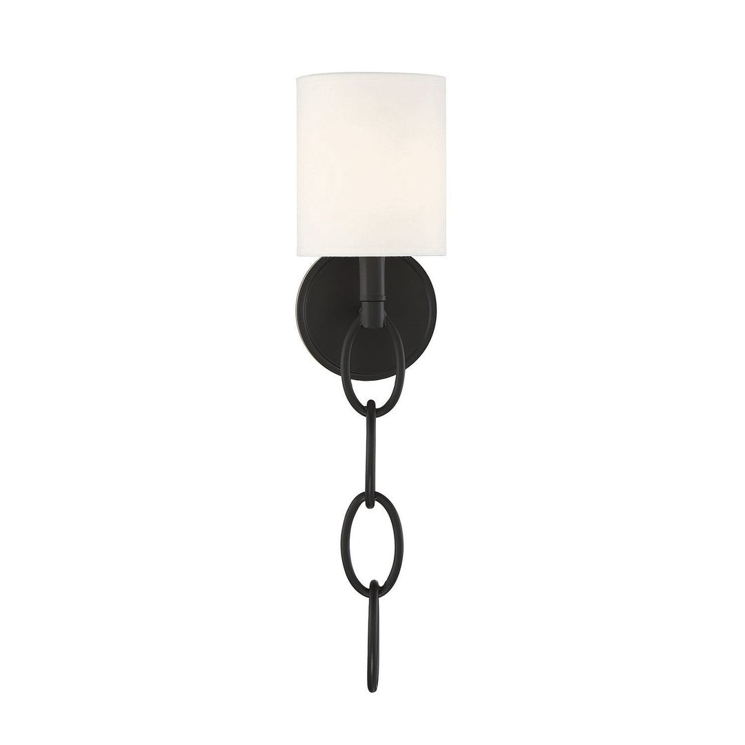 Savoy House Joffree 9-1914-1-89 Wall Sconce Light - Matte Black