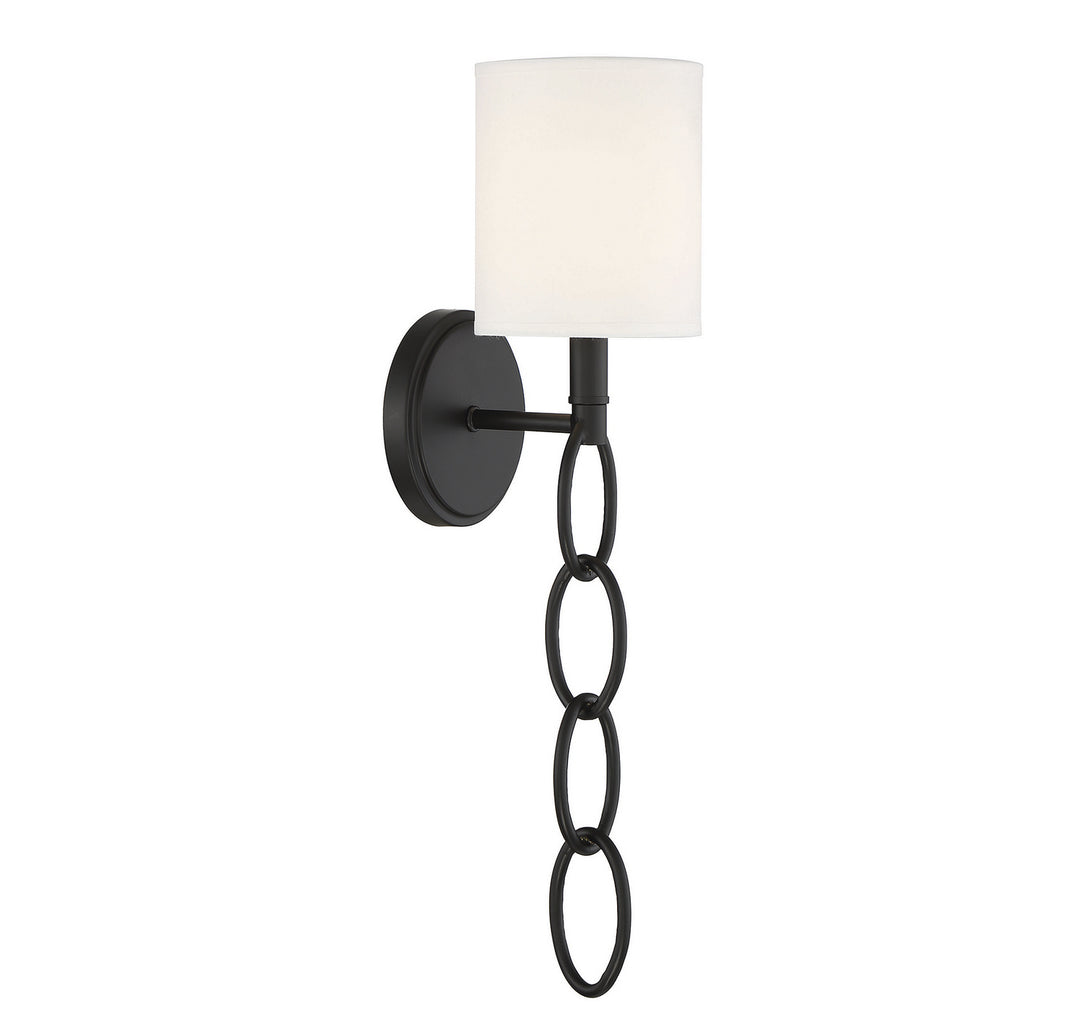 Savoy House Joffree 9-1914-1-89 Wall Sconce Light - Matte Black