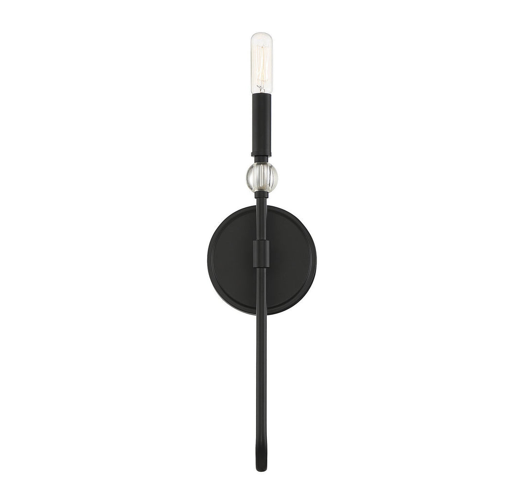 Savoy House Dawson 9-1916-1-89 Wall Sconce Light - Matte Black