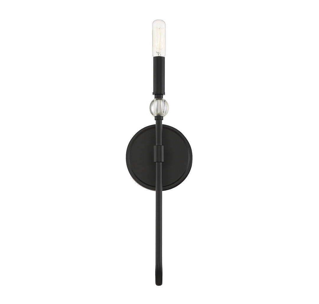 Savoy House Dawson 9-1916-1-89 Wall Sconce Light - Matte Black