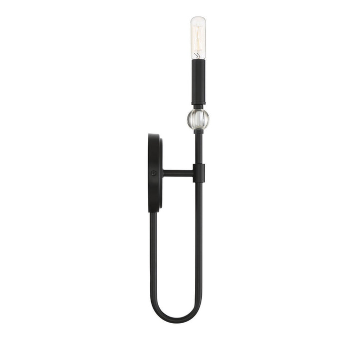 Savoy House Dawson 9-1916-1-89 Wall Sconce Light - Matte Black