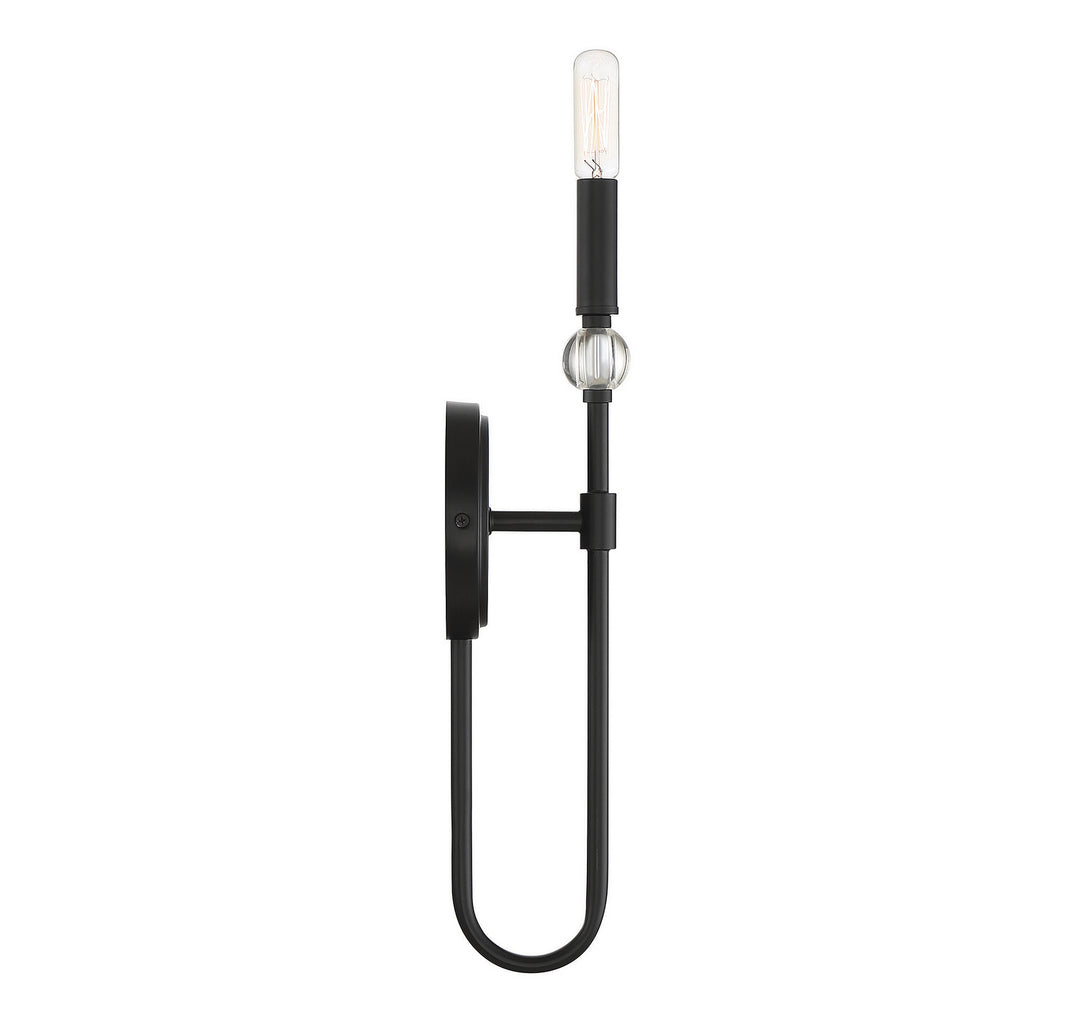 Savoy House Dawson 9-1916-1-89 Wall Sconce Light - Matte Black