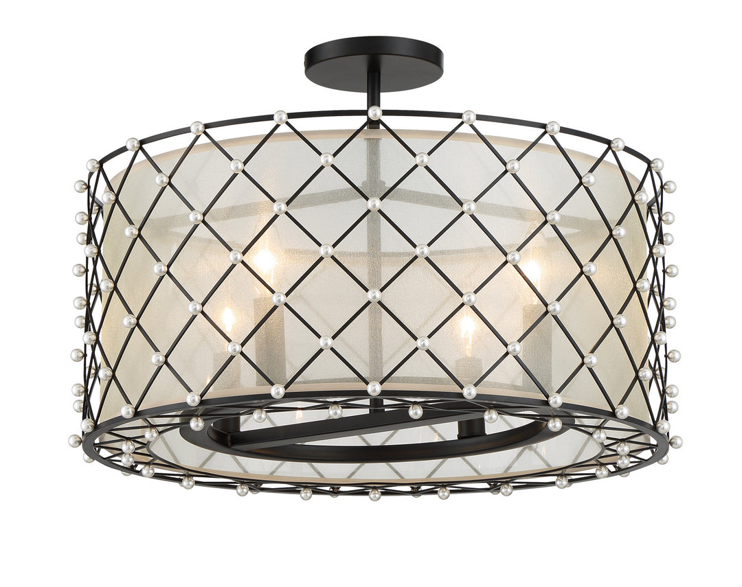 Minka-Lavery Sheer Elegance 2864-66A Pendant Light - Coal