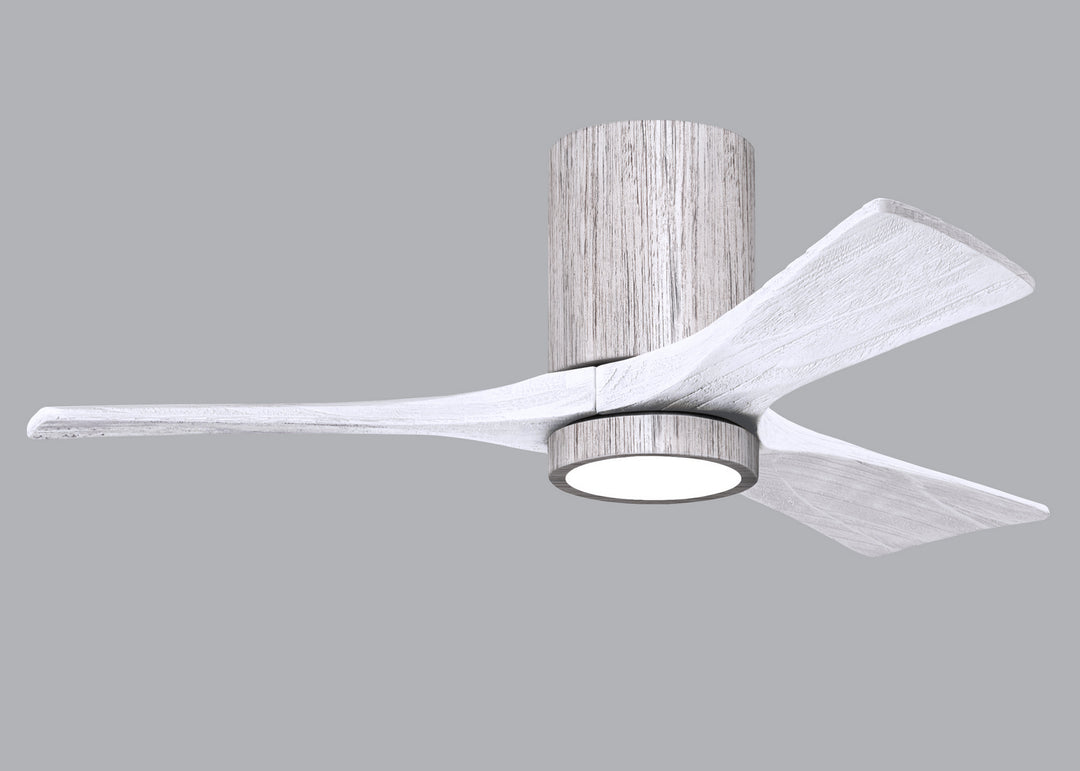 Matthews Fan Company Irene IR3HLK-BW-MWH-42 Ceiling Fan - Barn Wood Tone, Matte White/