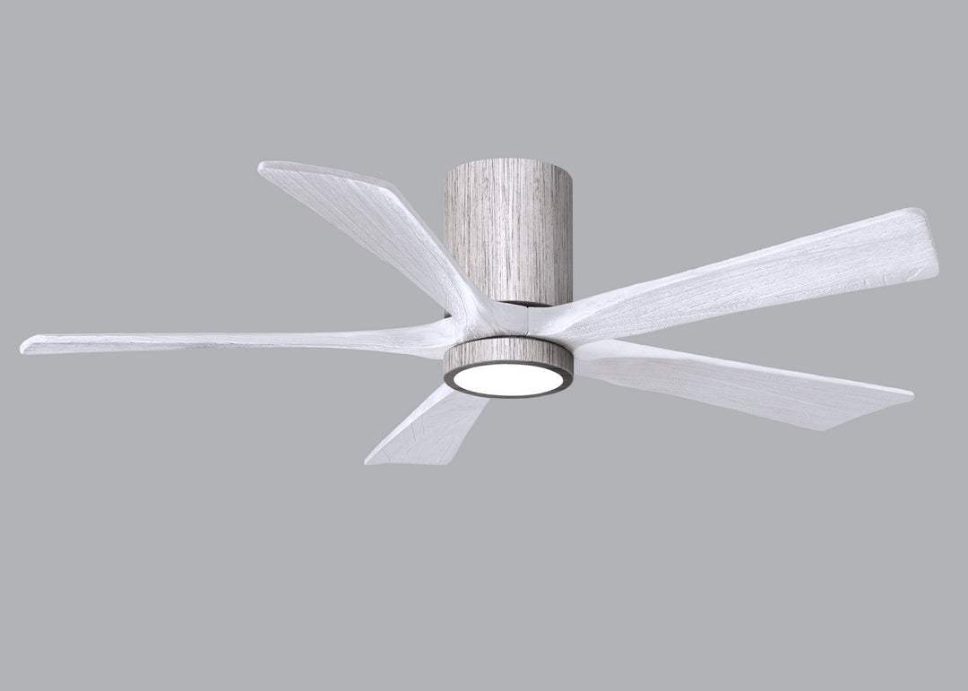 Matthews Fan Company Irene IR5HLK-BW-MWH-52 Ceiling Fan - Barnwood Tone, Matte White/