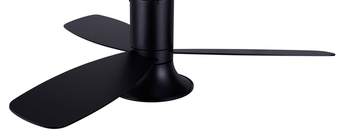 Beacon Flusso 21066201 Ceiling Fan 52 - Black, Matte Black/ Teak/