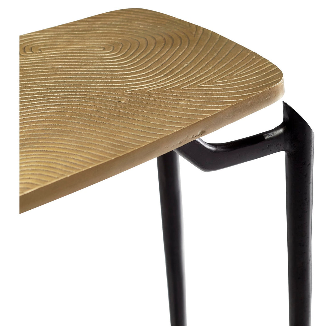 Cyan 11183 Tables - Gold And Black