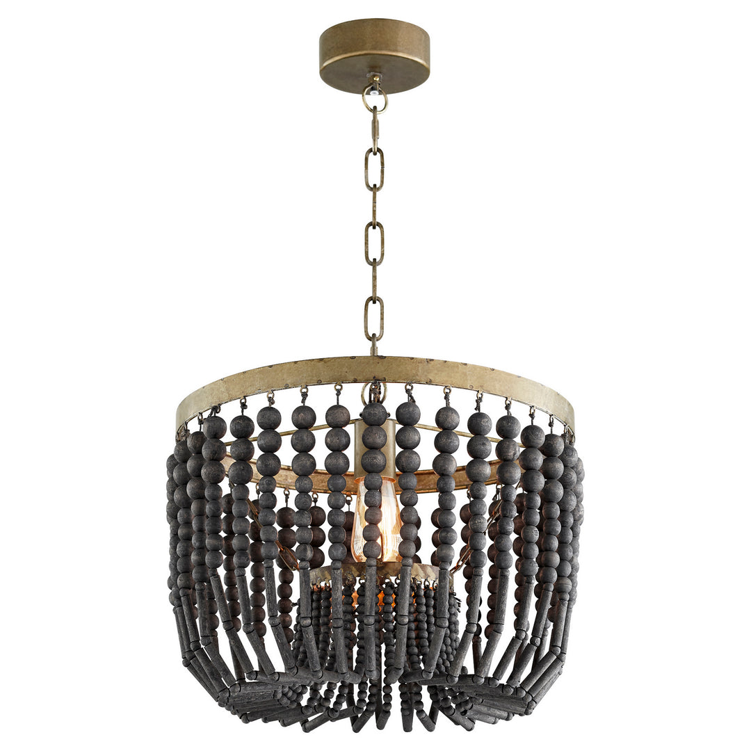 Cyan Design Fluted Bell 11247 Chandelier Light - Tinted Raw Iron