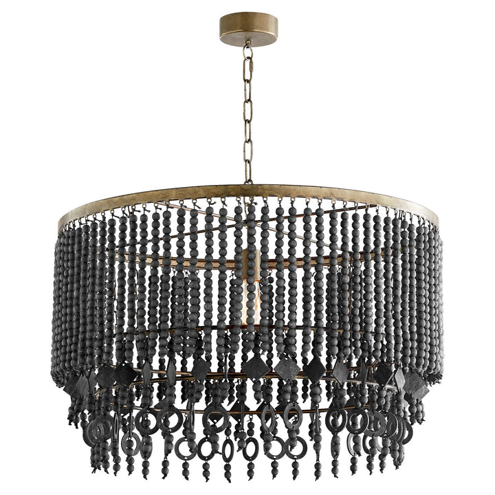 Cyan Design  11248 Chandelier Light - Tinted Raw Iron